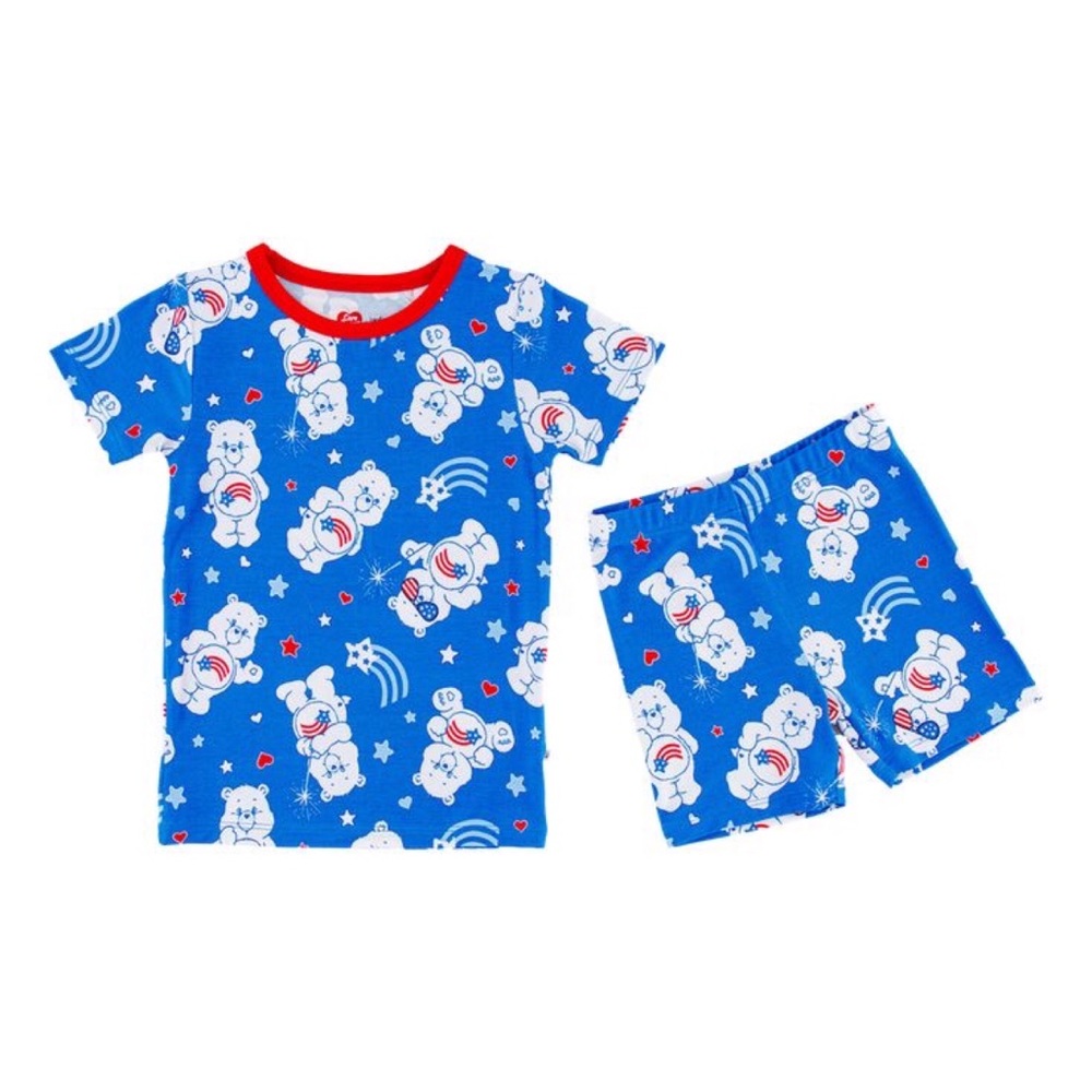 Birdie Bean X Care Bears American Cares 2 Piece Pajama Short Set